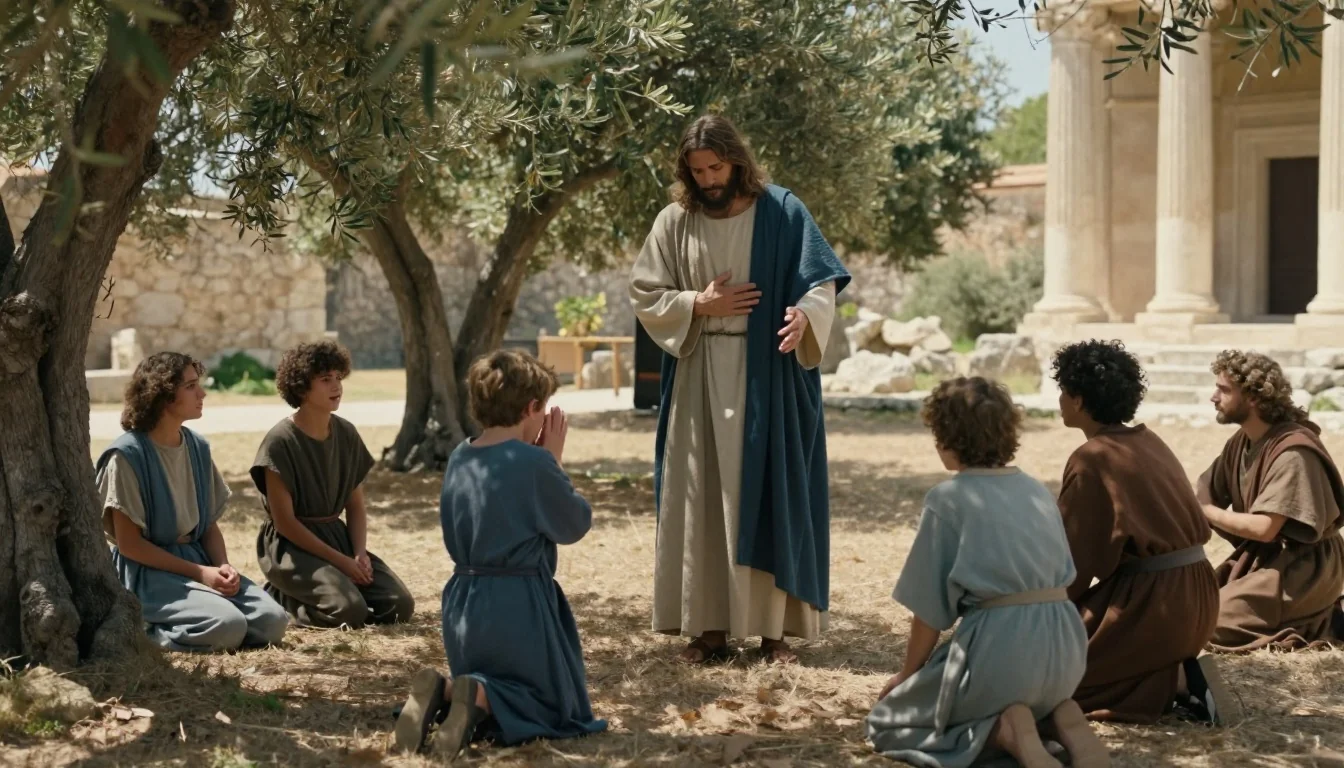 Evangelio del 8 agosto 2026 — Mateo 17, 14-20 (ilustración)