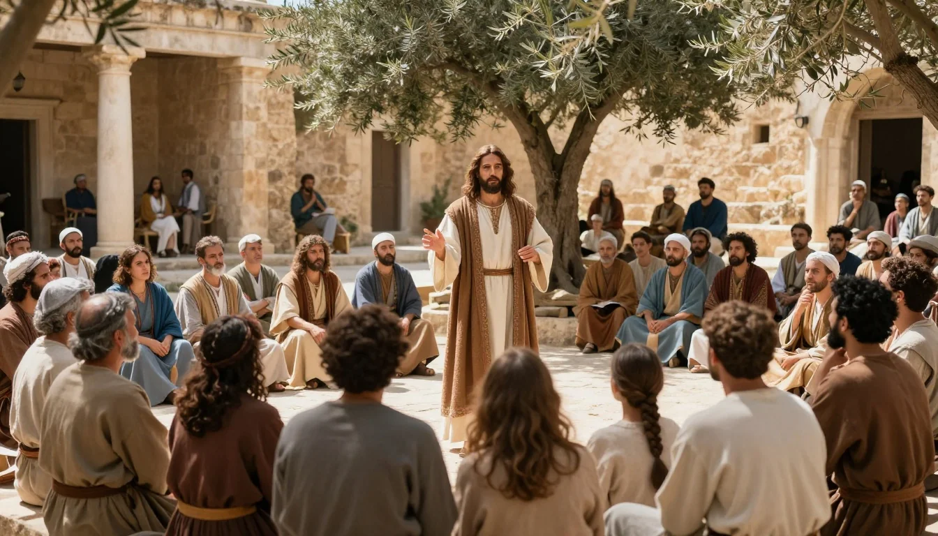 Evangelio del 22 agosto 2026 — Matthew 23:1-12 (ilustración)